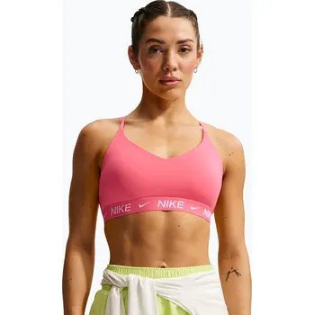 Podprsenka Sportovní podprsenka Nike Dri-Fit Indy Light Support sea coral/sea coral/white