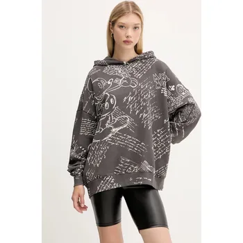 Dámská móda Bavlněná mikina Desigual LETTERS MICKEY 25WWSK03 šedá 90X, vel. S