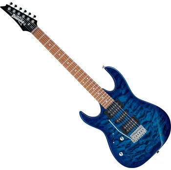 Elektrická kytara Ibanez GRX70QAL-TBB Transparent Blue Burst Elektrická kytara (Jako nové)
