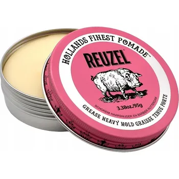 Stylingový přípravek Reuzel Pink Grease Heavy Hold Pomade Pasta Woskowa 95g - Silně Tužící Pomáda na Vlasy