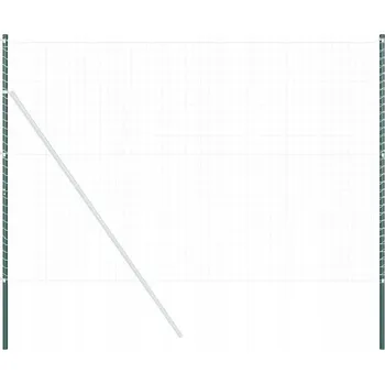 Plotový sloupek Sloupky k oplocení 12 ks Zelené Ocel s práškovým nástřikem