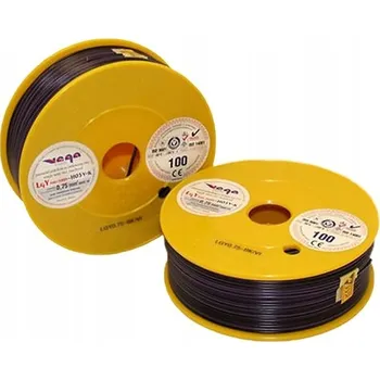 elektrický kabel Kabel LGY/H05V-K 0,75 mm2 100m Černo-Fialový