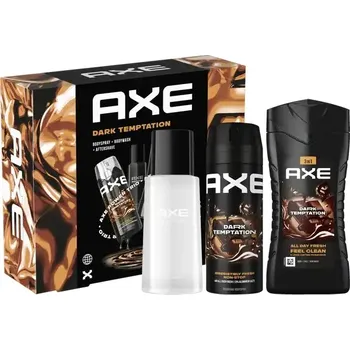 AXE sada Dark Temptation Gel 250 ml + deodorant 150 Ml + voda po holení 100 ml