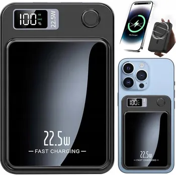 Powerbanka Powerbanka 10000mAh MagSafe + kabel Lightning + Type-C pro iPhone / AirPods