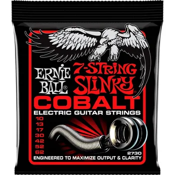 Příslušenství pro strunný nástroj Kytarové struny Ernie Ball 7-String Slinky Cobalt