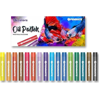 Kresba Olejové pastelky 16 barev PENMATE