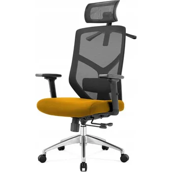 Otočná kancelářská židle Angel žlutá