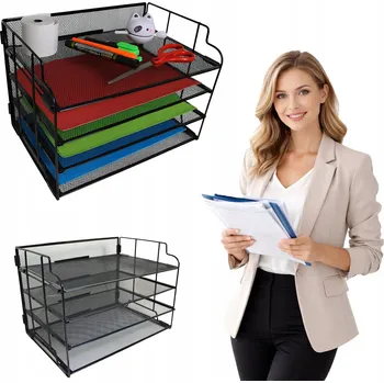 Aptel Zásobník na dokumenty A4 černý