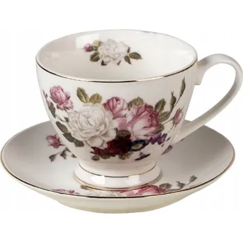 Stolování Porcelánový Šálek Provence s Květinami R Clayre & Eef