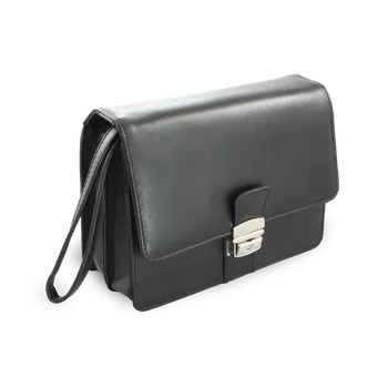 Módní doplněk Arwel Pánská kožená dokladová etue 2 - česká výroba; černá SKL