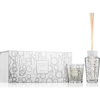 Aroma difuzér Baobab Collection My First Baobab aroma difuzér s náplní 250 ml + vonná svíčka 8 cm