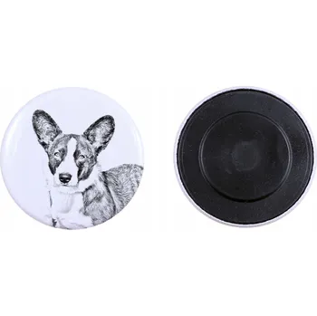 Obraz Cardigan Welsh Corgi - magnet s psím zadečkem, výjimečně lehká, silná magnetka