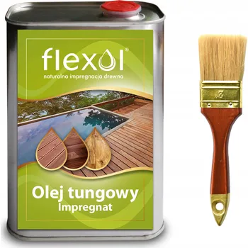 barva a nátěr na dřevo Tungový olej na dřevo Flexol 1000 ml