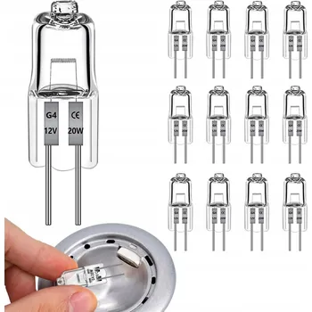 Žárovka HALOGENOVÁ ŽÁROVKA JC G4 20W/12V, 12 ks