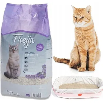 Podestýlka pro kočku STELIVO 6 kg DO ZÁCHODU PRO KOČKY LEVANDULOVÁ VŮNĚ LEVANDULE BENTONITOVÁ