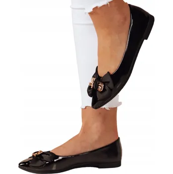 Dámské baleríny LAKOVANÉ BALERÍNKY DÁMSKÉ NA NÍZKÉM PODPATKU DSTREET ZY0766 - 37