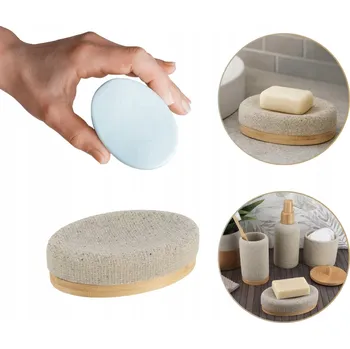 MÝDLENKA DO KOUPELNY NA UMYVADLO ODOLNÁ S BAMBUSEM BÉŽOVÁ