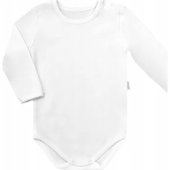 Body s dlouhým rukávem, bílé, basic Nicol, vel. 92