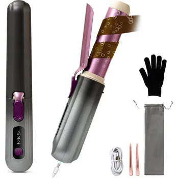 Žehlička na vlasy ŽEHLIČKA NA VLASY NA VLASY GENERIC BEZDRÁTOVÁ CESTOVNÍ PŘENOSNÁ S NASTAVITELNOU TEPLOTOU