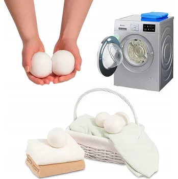 Koule do sušičky VLNĚNÉ KOULE DO SUŠIČKY MĚKKÉ PRANÍ ZMĚKČUJÍCÍ 2 KUSY