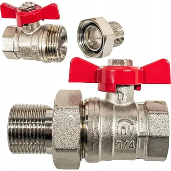 Ventil INVENA KULOVÝ KOHOUT W. VERT SE ŠROUBENÍM VZ DN20 3/4"