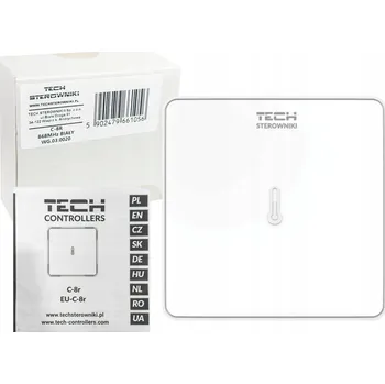 IP kamera Bezdrátový pokojový teplotní senzor bílý C-8R pro lištu L-8