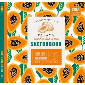 Obraz Skicák 20x20 cm, 36 listů, 100 g/m², barva papája FRESH