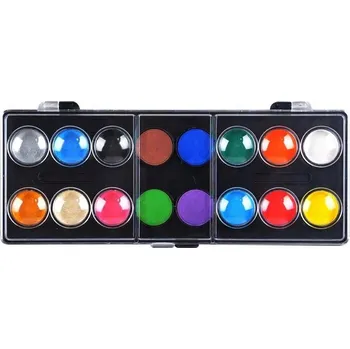 Vodová barva Akvarelové barvy 23mm 16 barev Mfp