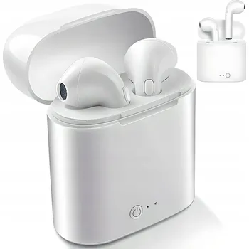 Sluchátka BEZDRÁTOVÁ SPORTOVNÍ SLUCHÁTKA DO UŠÍ BLUETOOTH i7s TWS S POWERBANKOU