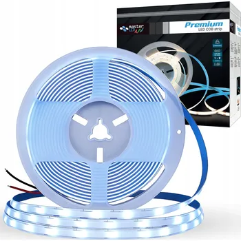 LED osvětlení LED Neon COB pásek 12V 6500K 50W 5M Role Studená bílá Nebliká