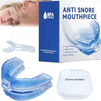 Pomůcka proti chrápání a spánkové apnoe Chrániče zubů proti chrápání, náustky na spaní 1 ks