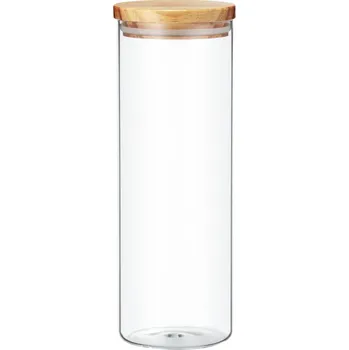 Dóza na potraviny Vysoká skleněná dóza na těstoviny a potraviny Ambition Nordic 1,8 l