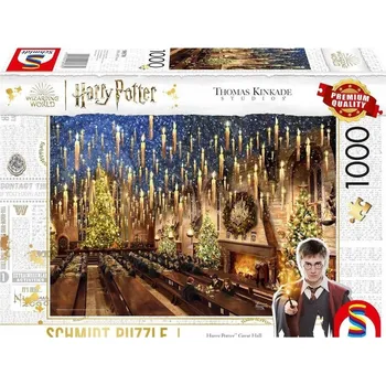 Puzzle Schmidt Spiele 1000dílné Puzzle Schmidt Spiele Puzzle Puzzle THOMAS KINKADE Harry Potter: The Great Hall