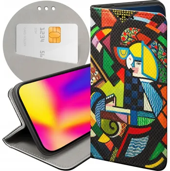 Pouzdro na mobilní telefon Flipové pouzdro Hello Case pro Motorola MOTO G05 / G15 / E15 červené