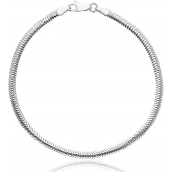 Náramek STŘÍBRNÝ DÁMSKÝ NÁRAMEK PLOCHÝ HAD MAGIC