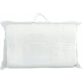 Polštář Polštář ergonomický bílý s termoelastickou pěnou 30x47x9/7 cm