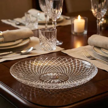 Talíř Plochý skleněný talíř na dort Tadar Madeline 32 cm