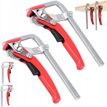 Truhlářská svěrka TRUHLÁŘSKÁ SVĚRKA NA DŘEVO TYPU F 160x60mm, LIŠTOVÁ SVĚRKA 2KS