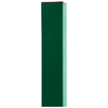 Plotový sloupek Sloupek 60x60 mm zelený, výška 250 cm, Zn+PVC, bez matic