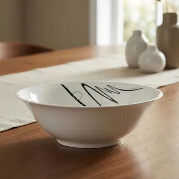 Porcelánová mísa na salát Tadar Wstęga 17,5 cm