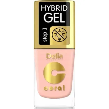 Lak na nehty NOVINKA! DELIA HYBRID GEL Lak Krok 1 11 ml, 113 LOSOSOVÁ