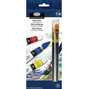 Vodová barva Royal & Langnickel ACR12 Sada akrylových barev 12 x 12 ml 14 ks