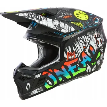 Helma na motorku Juniorská barevná helma na MOTO CROSS ČTYŘKOLKU O'Neal 3SRS Rancid Youth 55-56cm