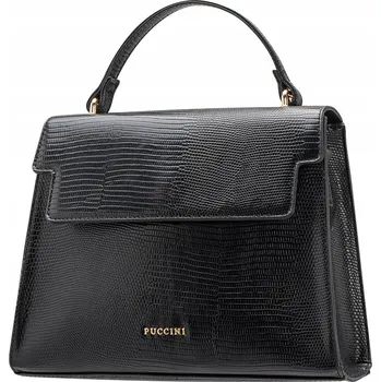 Kabelka PUCCINI kabelka kufřík eko kůže černá