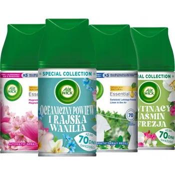 Osvěžovač vzduchu AIR WICK NÁPLNĚ DO OSVĚŽOVAČE VZDUCHU SVĚŽEST LETNÍHO RÁNA 4X 250ML