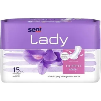 Inkontinenční vložka Seni Lady Super Anatomické urologické vložky 15 kusů