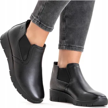 Dámská zimní obuv Dámské kotníkové boty Wojtyłko klínku, velikost 38