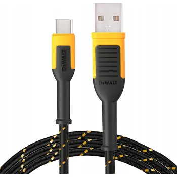 Datový kabel Kabel DeWalt USB - USB typ C 1,2 m černý