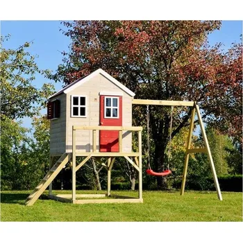 Hra na zahradu Dřevěný domeček na chůdách – Wendi Toys Zebra