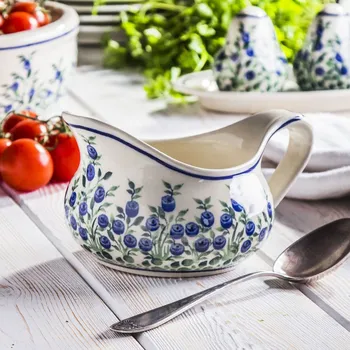 Omáčník Omáčková miska Bolesławiec keramika 450 ml - dek. 1208 (druhý druh)